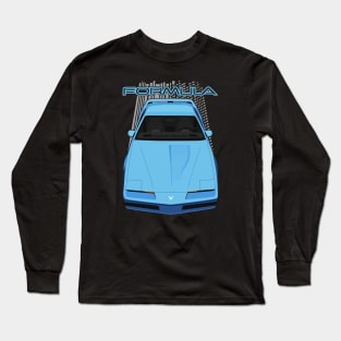 Pontiac Firebird Formula 3rdgen - Light Blue Long Sleeve T-Shirt